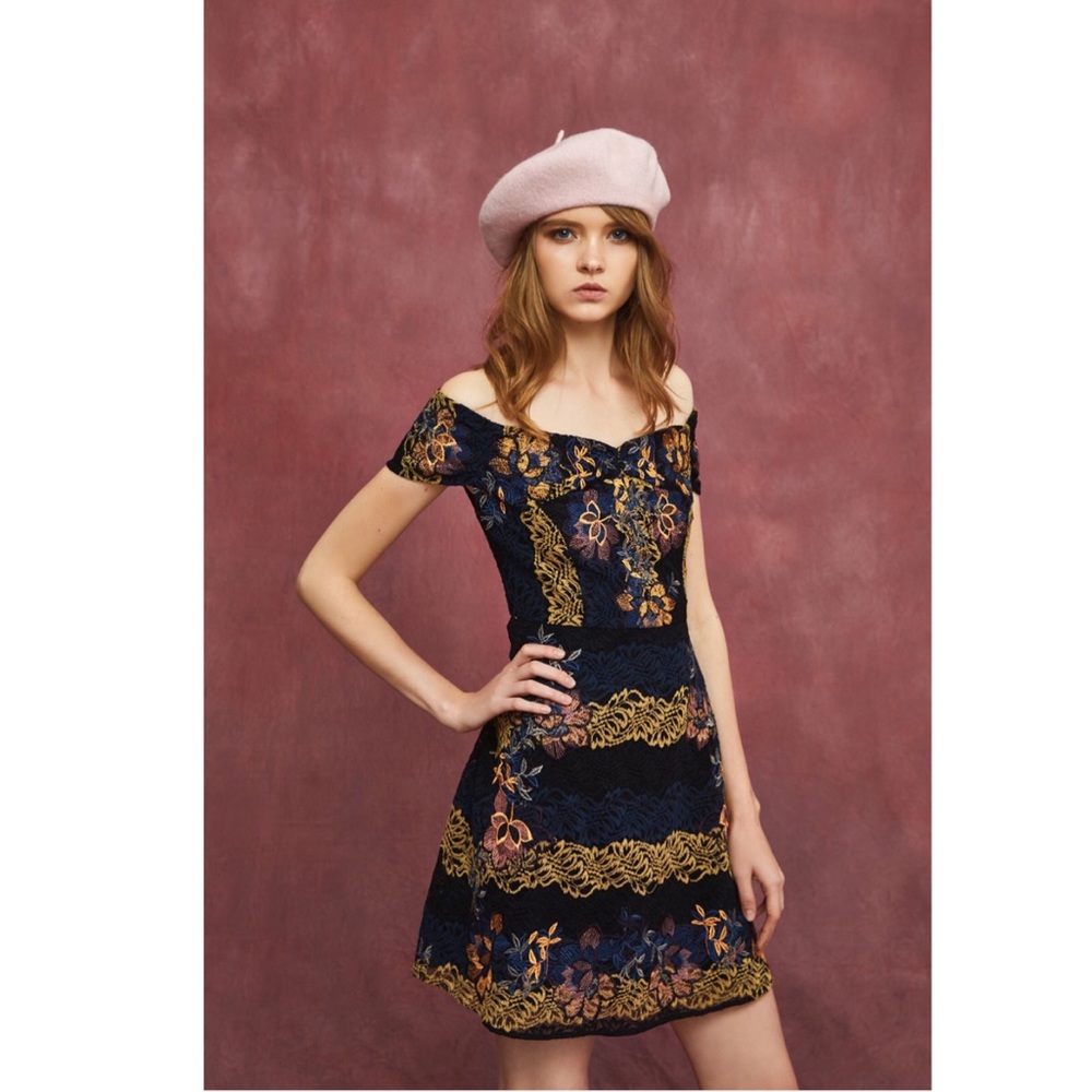 FOXIEDOX GEORGINA OFF THE SHOULDER DRESS